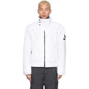 Moose Knuckles White Jacket